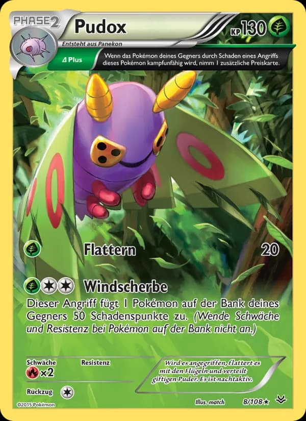 Pudox card in German