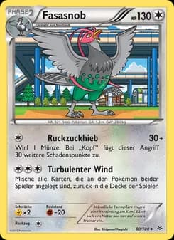Fasasnob card in German