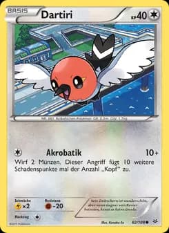 Dartiri card in German