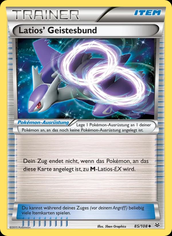Latios' Geistesbund card in German
