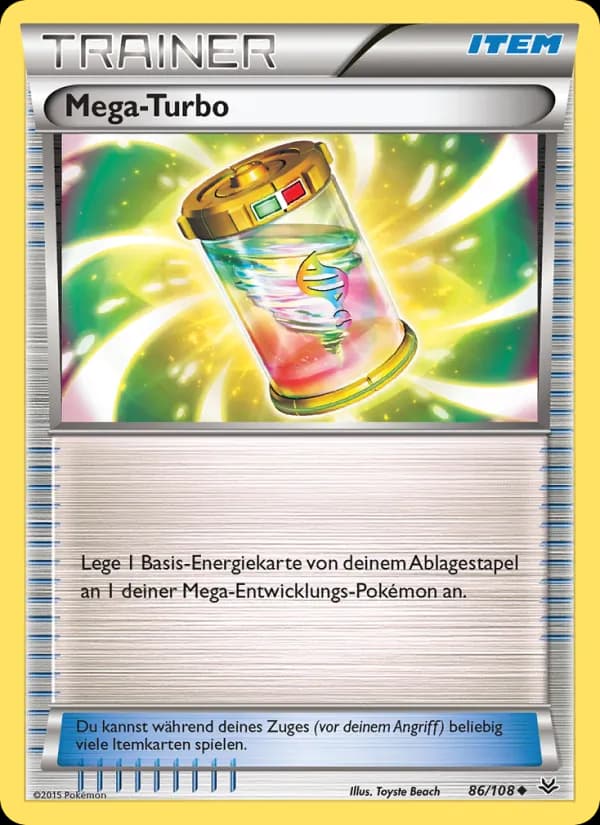 MegaTurbo card in German