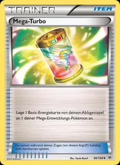 MegaTurbo card in German