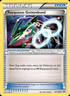 Rayquazas Geistesbund card in German