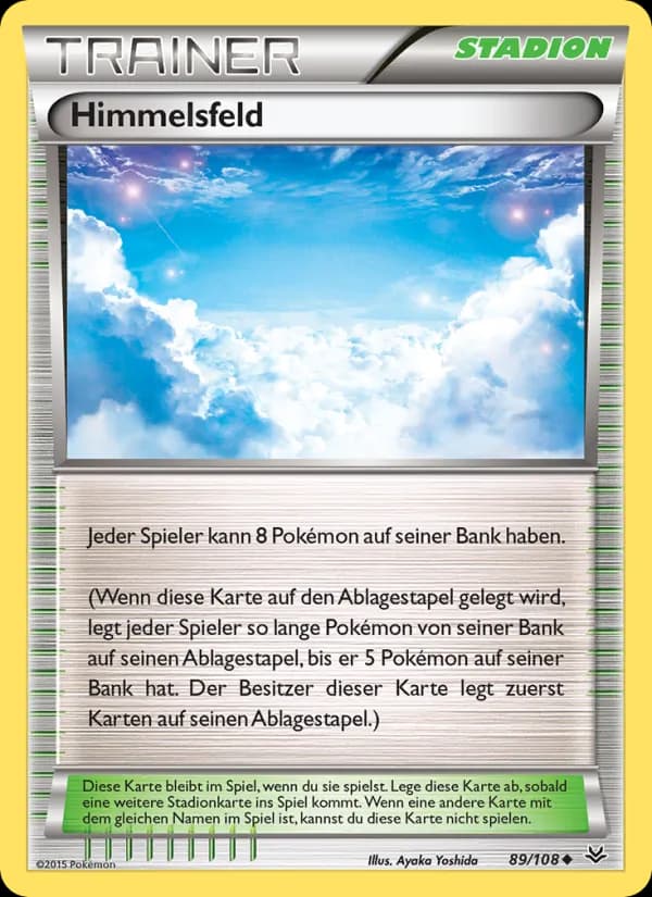 Himmelsfeld card in German