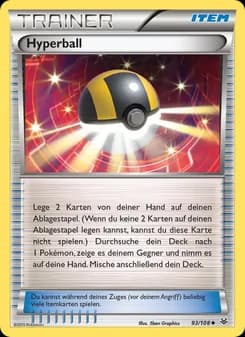 Hyperball card in German