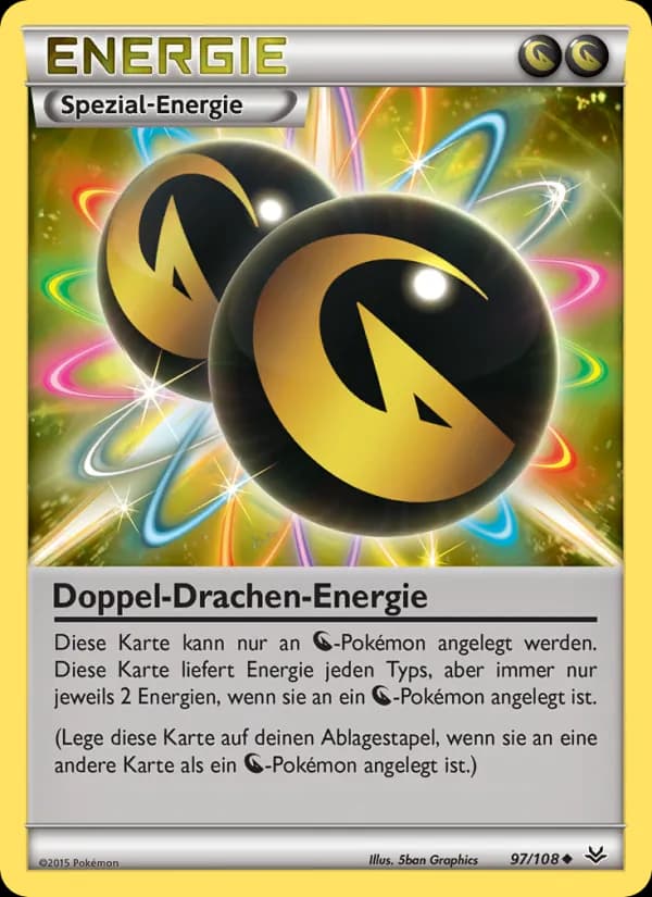 DoppelDrachenEnergie card in German
