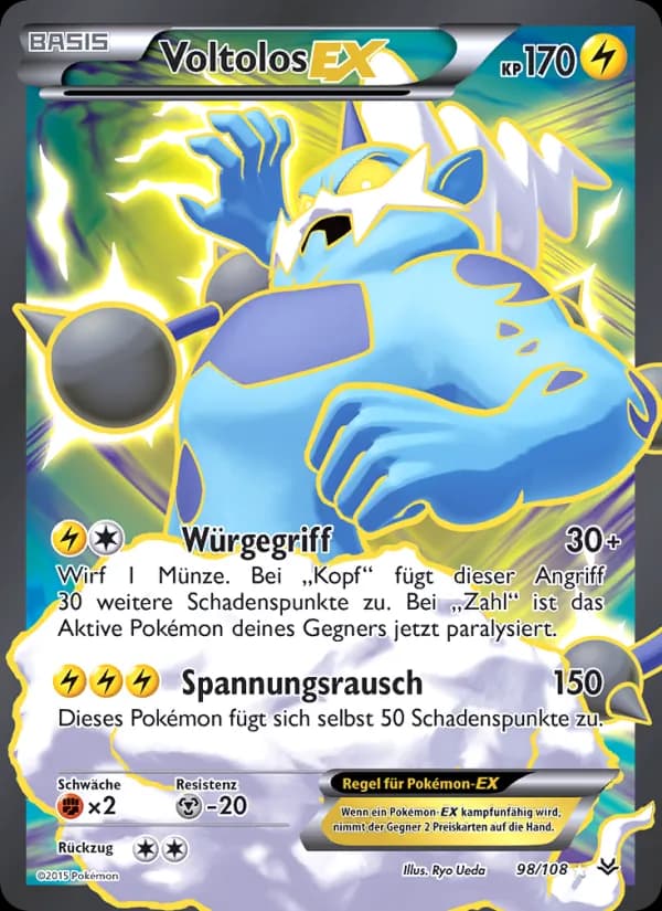 Voltolos EX card in German