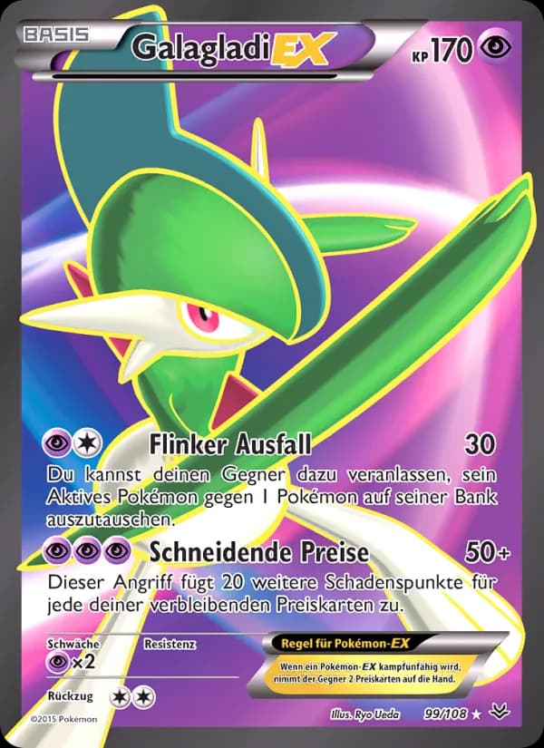 Galagladi EX card in German