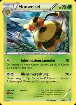 Honweisel card in German