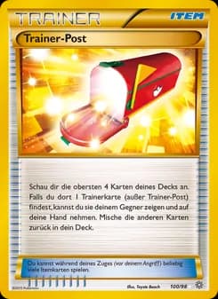 TrainerPost card in German