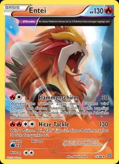 Entei card in German