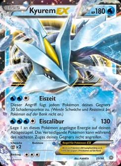 Kyurem EX card in German