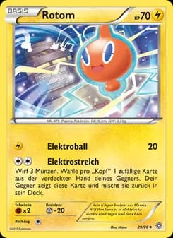 Rotom card in German