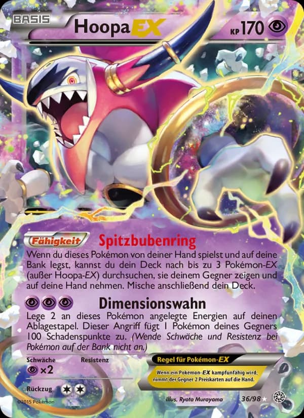 Hoopa EX card in German