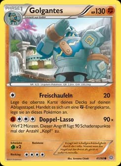 Golgantes card in German