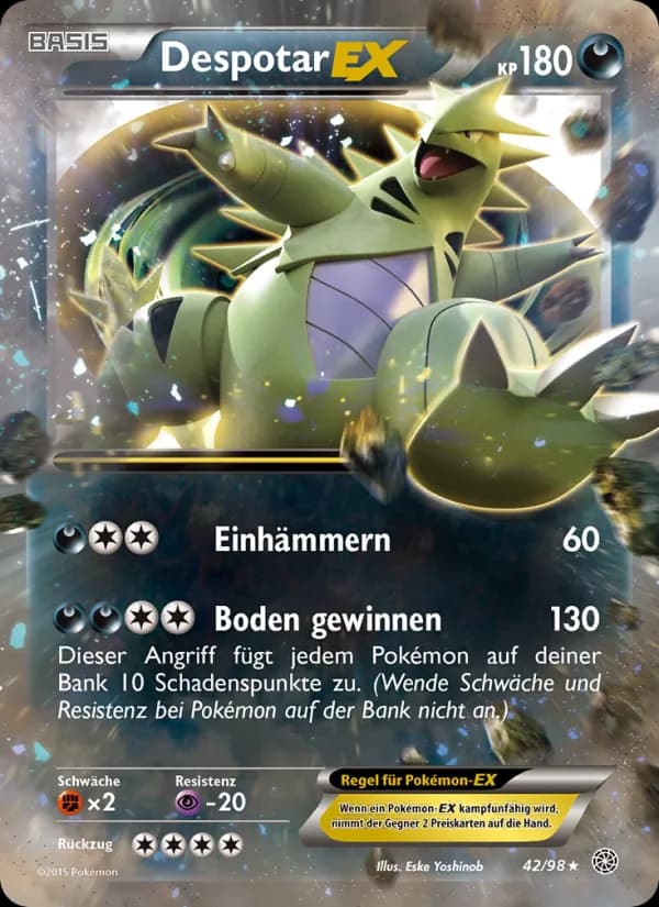 Despotar EX card in German