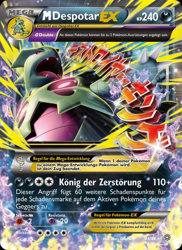 M-Despotar EX card in German