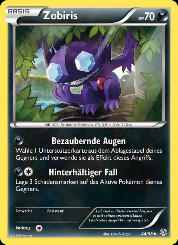 Zobiris card in German