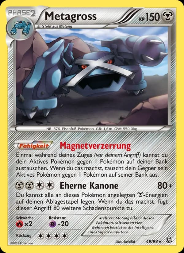 Metagross card in German