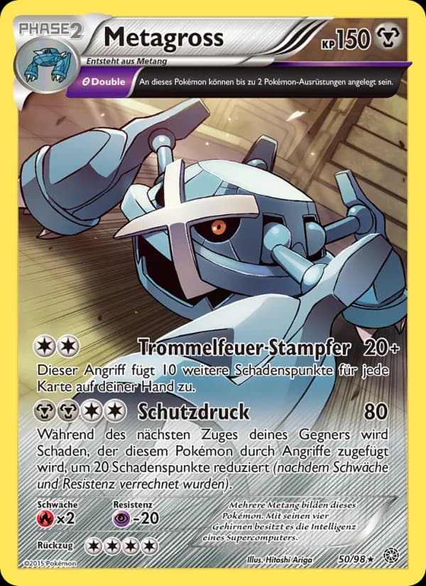 Metagross card in German