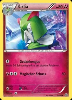 Kirlia card in German