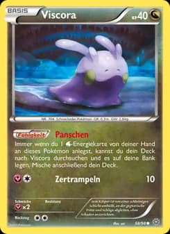 Viscora card in German