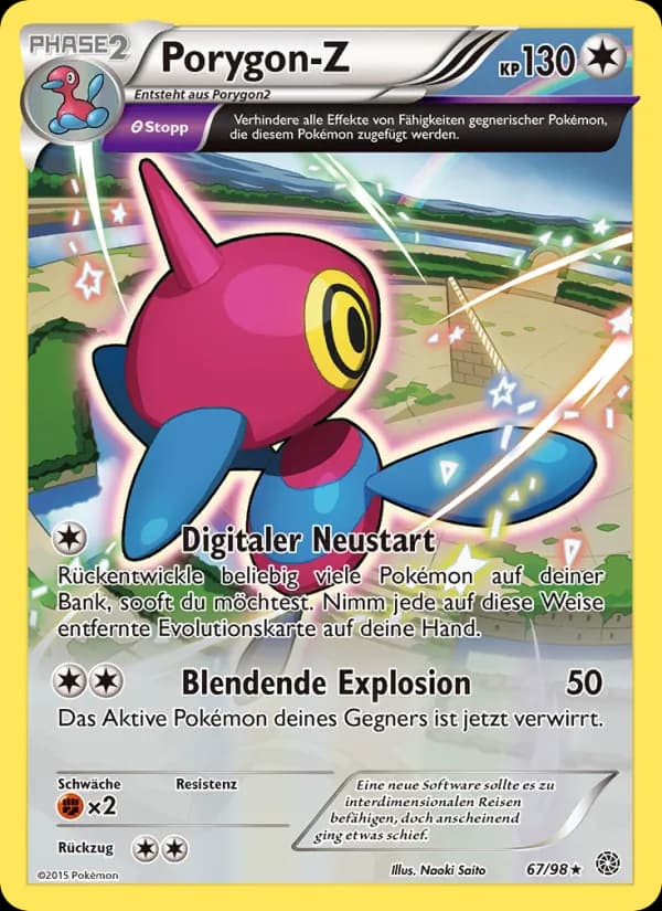 Porygon-Z card in German