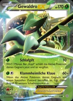 Gewaldro EX card in German
