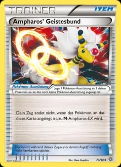 Ampharos' Geistesbund card in German
