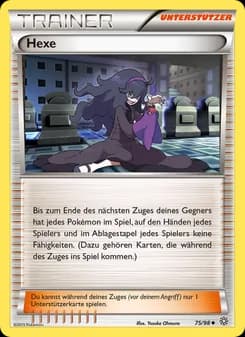Hexe card in German