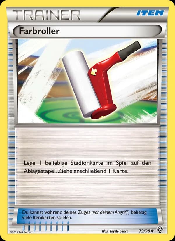 Farbroller card in German
