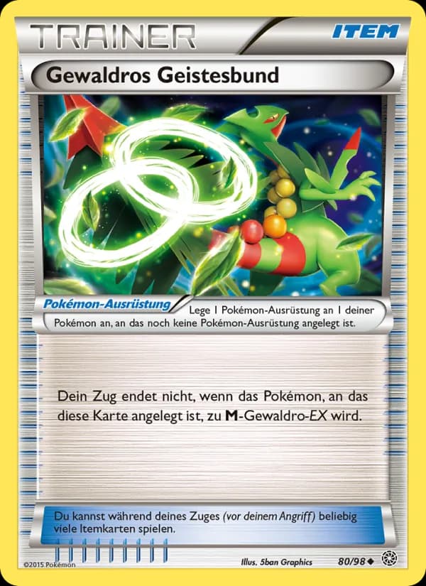 Gewaldros Geistesbund card in German
