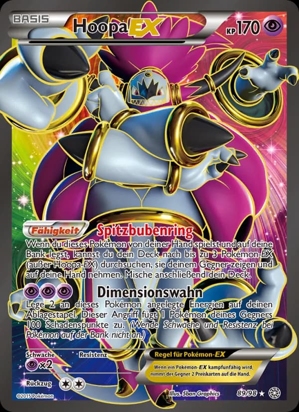 Hoopa EX card in German