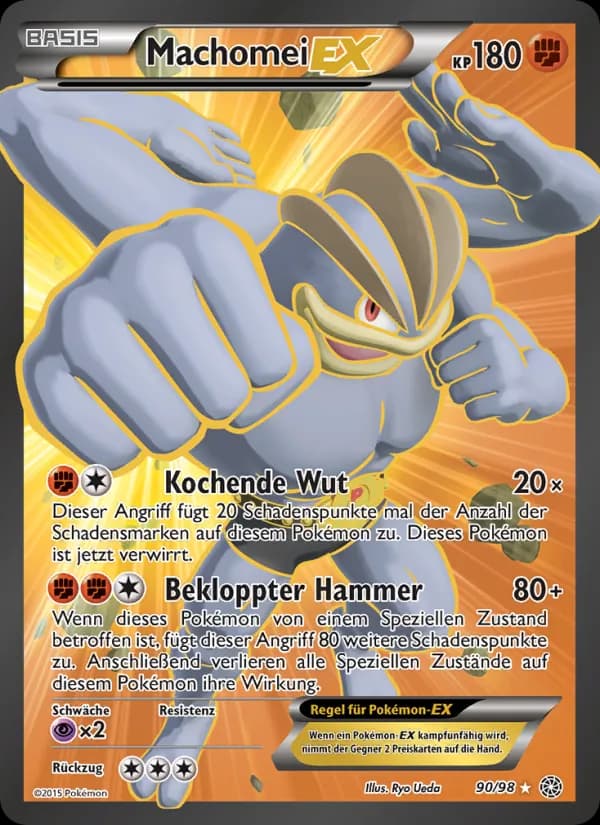 Machomei EX card in German