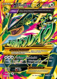 M-Rayquaza EX card in German