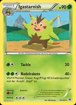 Igastarnish card in German