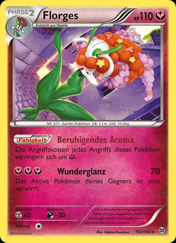 Florges card in German
