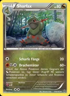 Sharfax card in German