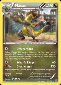 Maxax card in German