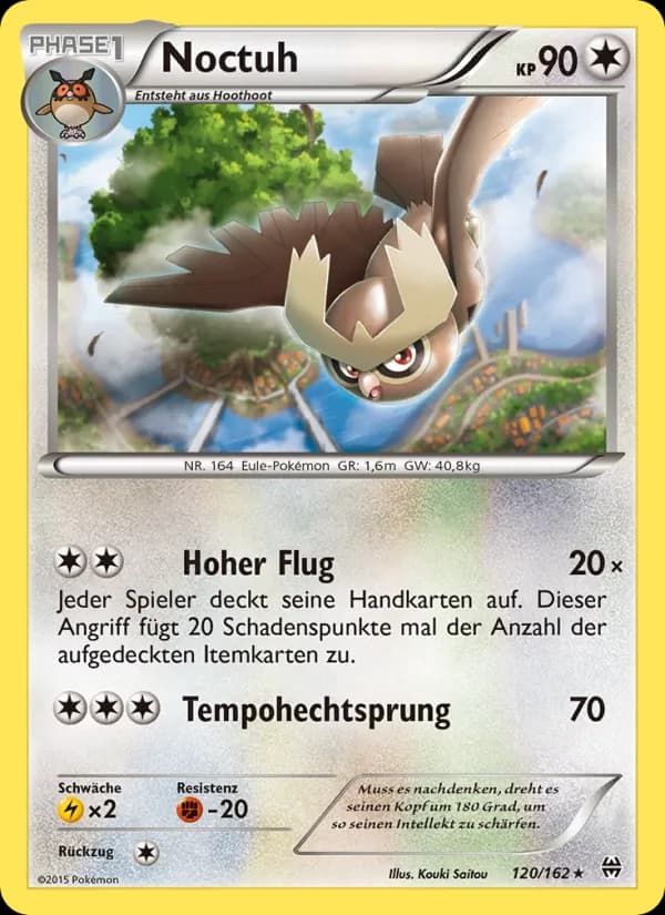 Noctuh card in German