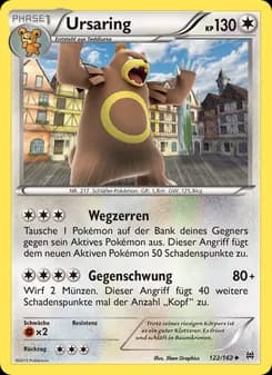 Ursaring card in German