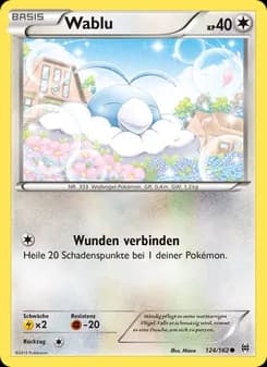 Wablu card in German