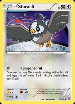 Staralili card in German