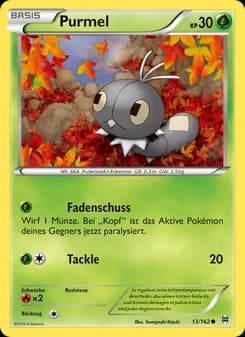 Purmel card in German