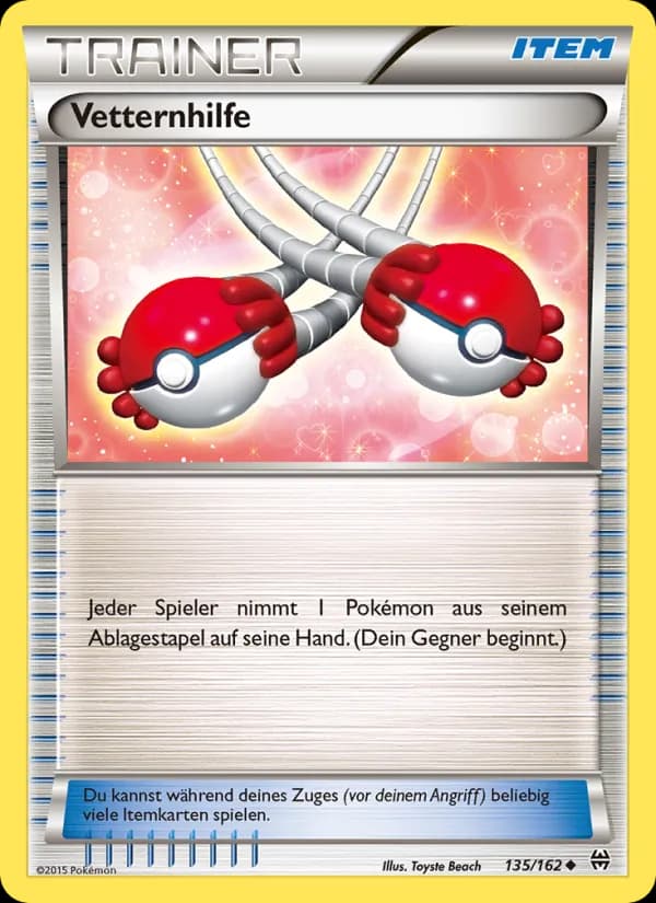 Vetternhilfe card in German