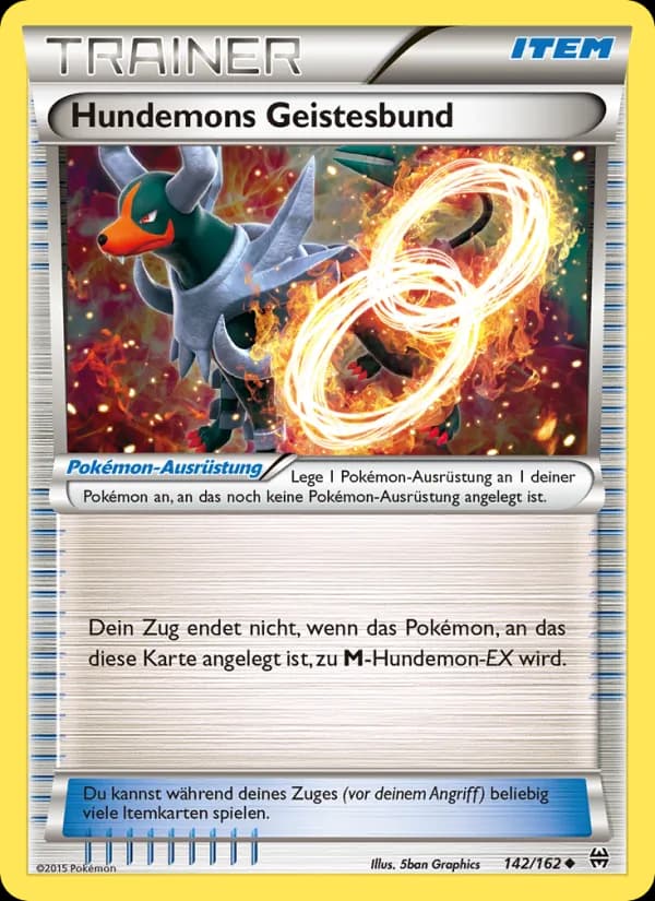 Hundemons Geistesbund card in German