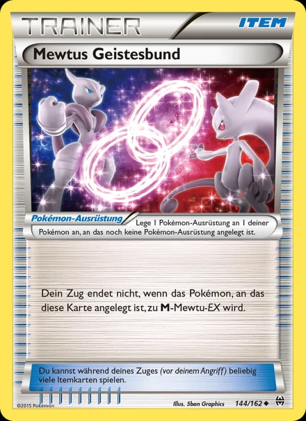 Mewtus Geistesbund card in German
