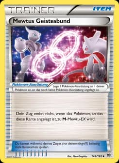 Mewtus Geistesbund card in German