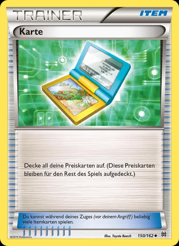 Karte card in German
