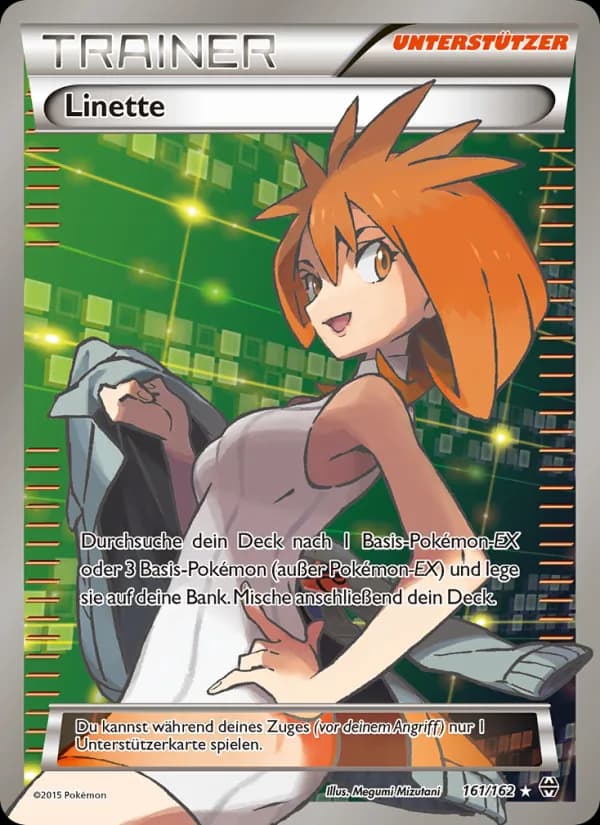 Linette card in German